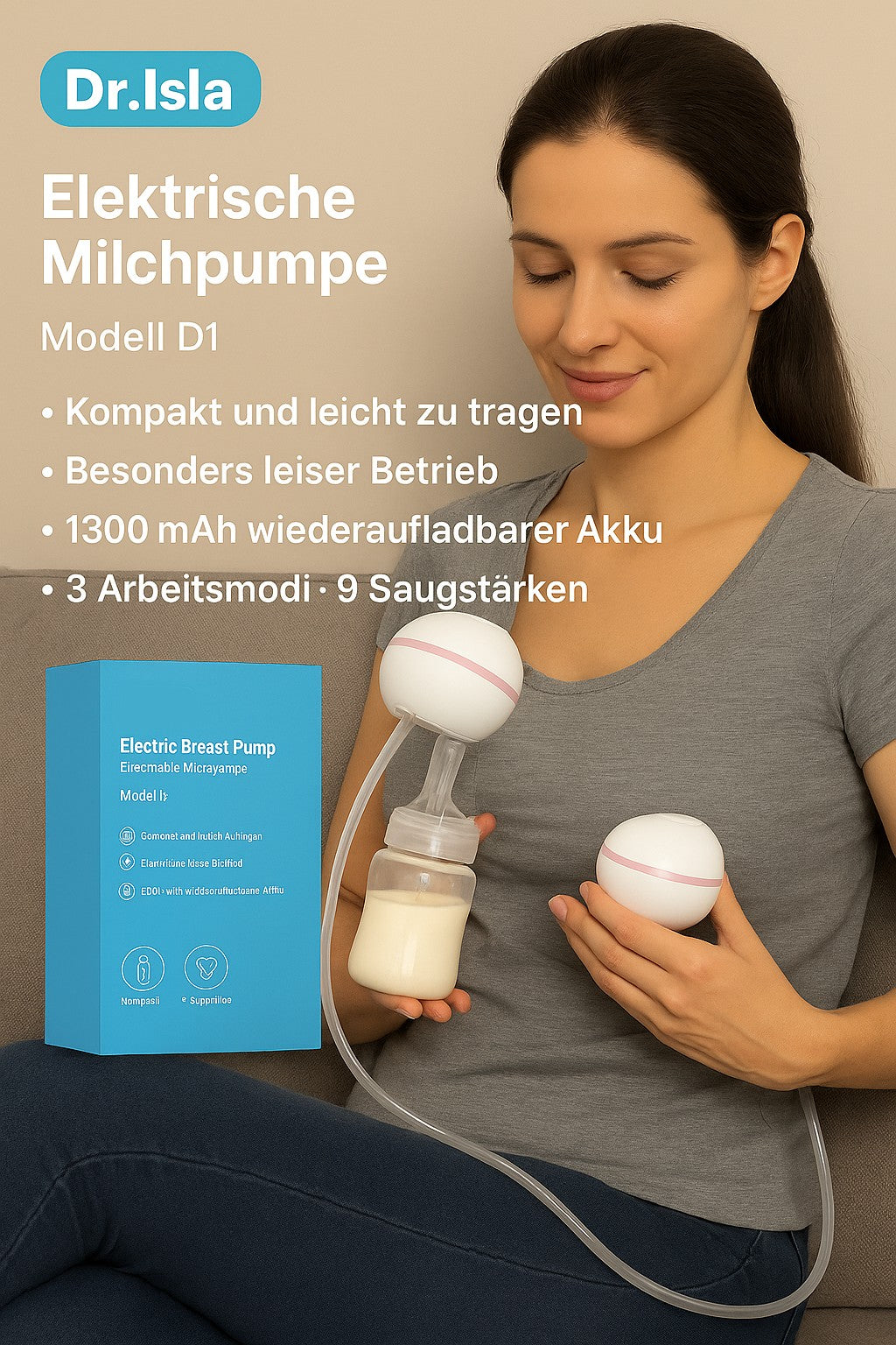 Elektrische Milchpumpe – BPA-frei