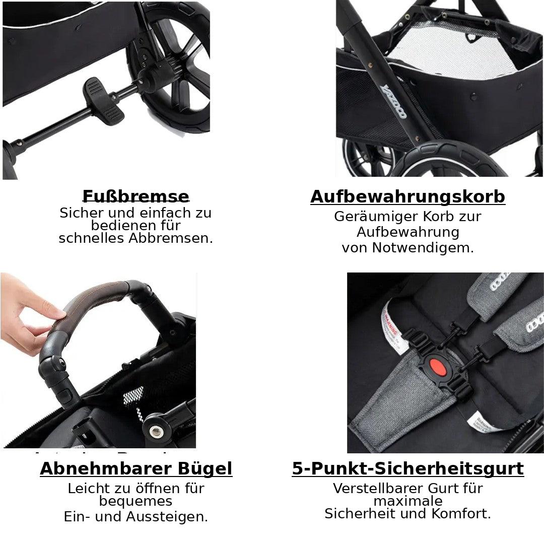 Kinderwagen Babygem Deluxe 3-in-1
