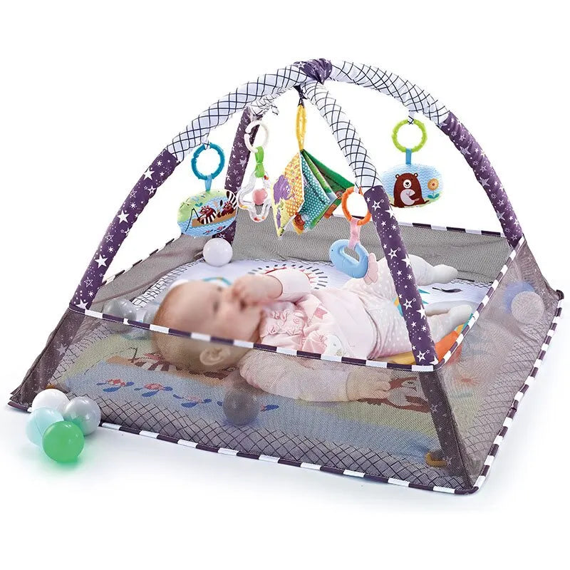 Mobiles Babygym mit Netzschutz