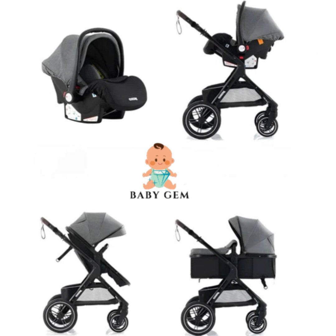 Kinderwagen Babygem Deluxe 3-in-1